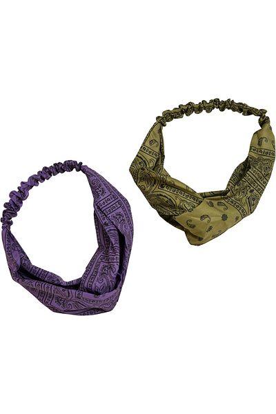 Urban Classics Aksesuarlar Bandana Baskılı Kafa Bandı 2'li Paket