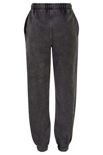 Urban Classics Damen Sweatpants mit hoher Taille und Stonewashed-Effekt