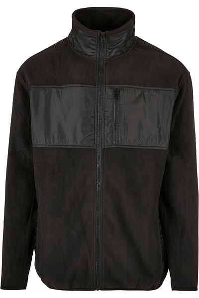 Urban Classics Herren-Jacke aus Microfleece mit Patch