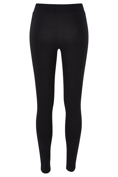 Urban Classics Damen Leggings mit Spitzenbesatz