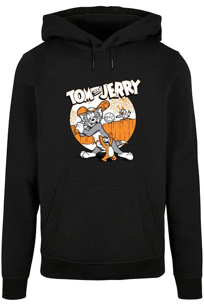 ABSOLUTE CULT Herren Tom und Jerry - Baseball Basic Hoody