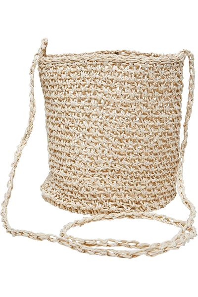 Urban Classics Unisex Mini Umhängetasche aus Naturbast