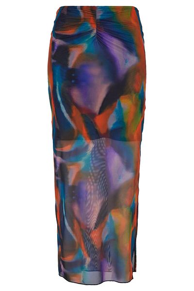 Urban Classics Damen Ladies AOP Mesh Tube Skirt