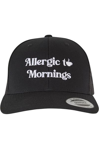 Mister Tee Herren Allergic To Mornings Retro Trucker