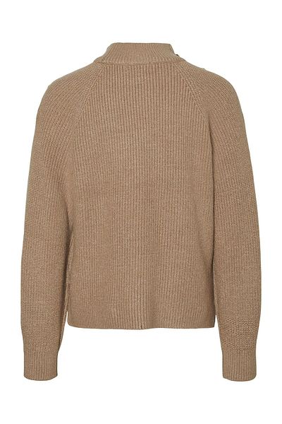 Vero Moda Girl Strickpullover VMHOLLY BUTTON LS HIGHCK BLUZ KIZ