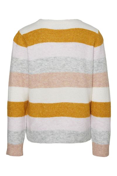 Vero Moda Girl Strickpullover VMPLAZA LS BLOCK BLOUSE GA BOO GIRL
