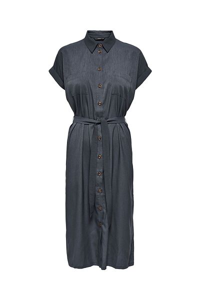 ONLY Damen-Hemdkleid mit Tasche 15191953