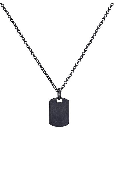 KUZZOI Halskette Marke Militär-Nummernschild aus 925er-Sterlingsilber mit Pinsel