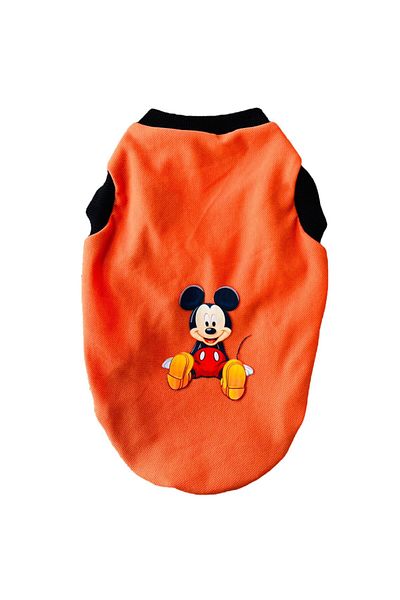 PetiliDünya Mickey Printed Cat & Dog Clothes Undershirt