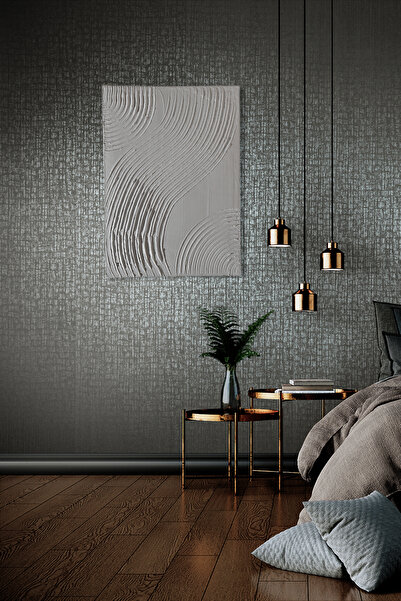 Bonny Home Kanvas Üzeri Alçılı Soyut Tablo S105