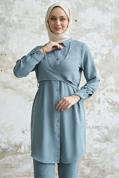 InStyle Front Tie Double Set - Mint
