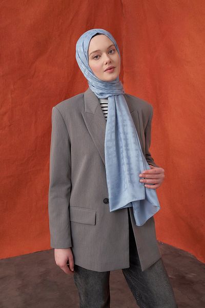 ARMANDA ŞAL ITALIAN JACQUARD CU MODEL BLOC