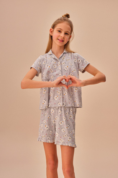 SUWEN Bella Kids Masculine Shorts Set