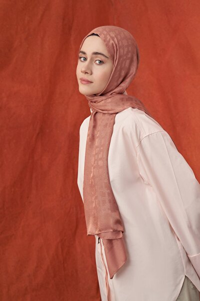 ARMANDA İTALYAN JAKAR BLOK DESEN ŞAL