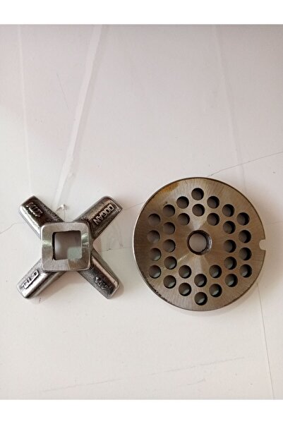 Russet 12 lik Kıyma Makinesi Aynası ve Bıçak Seti-3,5mm + Bıçak