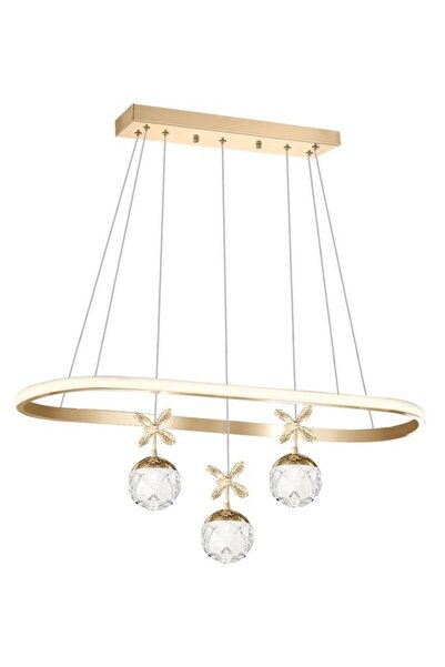 Eray Aydınlatma 4025-3 SR 3 Toplu Gold Led Avize