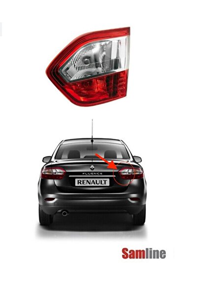 MAİS Fluence Arka Sağ iç Stop Lambası 265500038R Uyumlu -Renault Mais Fabrikasyon Orijinal Duylu Ampüllü