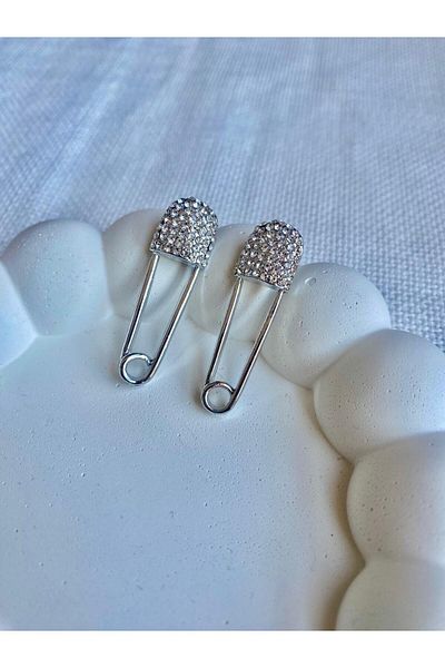 DEMOKAN Women's Earrings Jewelled Hook Earrings