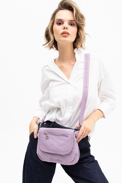 United Colors of Benetton Benetton Women's Lilac Crossbody Bag - BNT1254