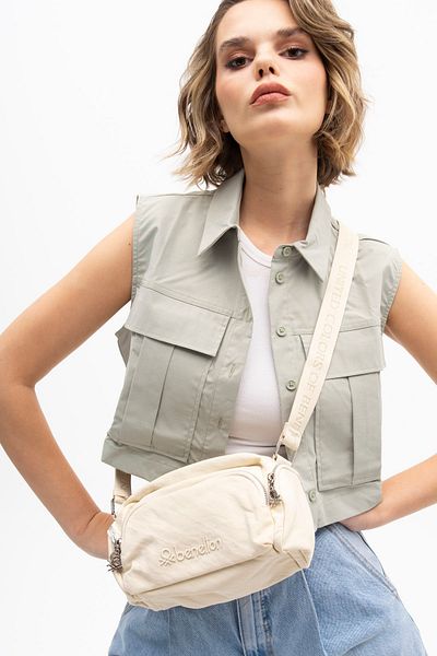 United Colors of Benetton Benetton Women's Beige Crossbody Bag - BNT1201