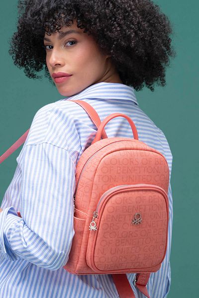 United Colors of Benetton BENETTON WOMEN'S BACKPACK CORAL BNT1280