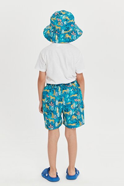 Benittokids Boy's Patterned Bucket Hat 7009