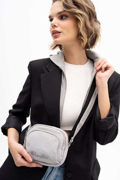United Colors of Benetton Beneton Women's - Crossbody Bag Gray BNT1206
