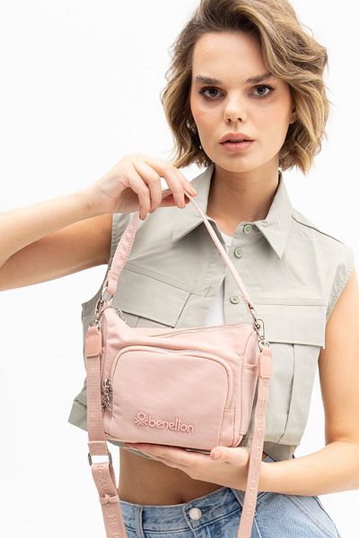 United Colors of Benetton BENETTON Pink Women's Crossbody Bag - BNT1202