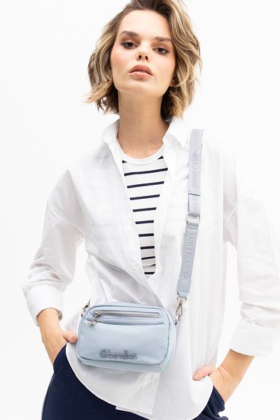 United Colors of Benetton Geantă de cruce albastră Beneton pentru femei - BNT1204