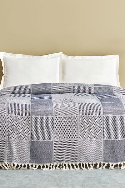 Karaca Home Luna Double Pike Navy Blue
