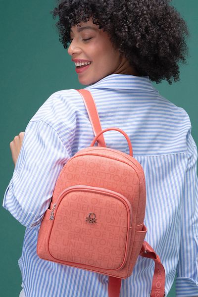 United Colors of Benetton BENETTON WOMEN'S BACKPACK CORAL BNT1280