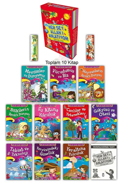 Timaş Çocuk Her Şey Allah'ı Anlatıyor Seti (7+ Yaş) (Hekimoğlu İsmail)