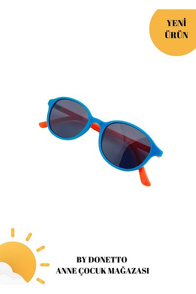 By Donetto Unisex 0-2 Years Old Polarized Frame Children's Sunglasses
