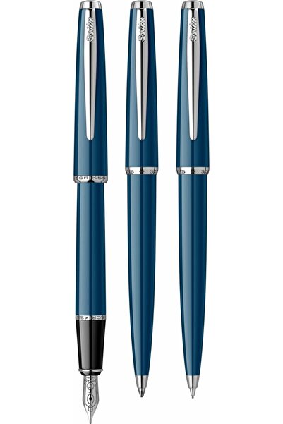 Scrikss 33 Vintage Kalem Seti 3 lü Lacivert