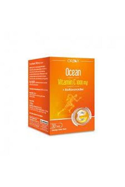 Ocean Vitamin C 30 Tablets - Foam for Teeth Whitening