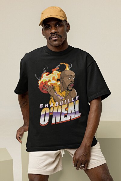 Fuddy Moda Unisex majica sa temom košarke Shaquille O'Neal Štampano T-shirt z...