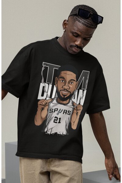 Fuddy Moda Unisex majica sa temom košarke Tim Džankan Štampano T-shirt