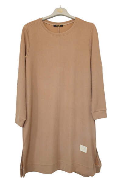 GGMM BÜYÜK BEDEN FİTİLLİ  KUMAŞ ARMALI TUNİK