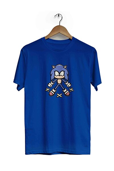 Fanze تي شيرت سونيك قصير الأكمام ذو قصة قياسية zrn4575