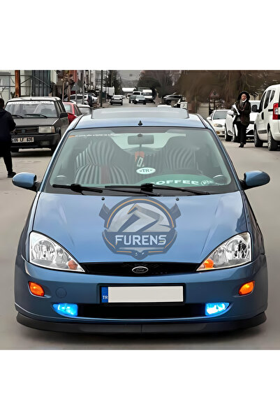 Furens Ford Focus 1 1999-2004 Uyumlu H lip Esnek Ön Lip 2 Parça Karlık Ön Ek Tampon Altı Dil