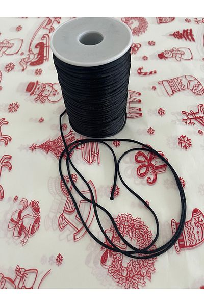 HUR-AY PACK 5 Meters - 2 mm Rat Tail Flush Lanyard and Bracelet Evening Dress Gift Wrapping