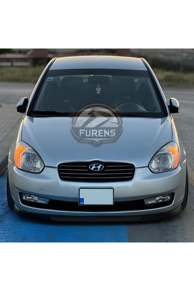 Furens Hyundai Accent Era 2006-2010 Uyumlu H lip Esnek Ön Lip 2 Parça Karlık Ön Ek Tampon Altı Dil