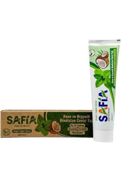 Safia Nane ve Hind.Cevizli Organik Diş Macunu 100 Ml