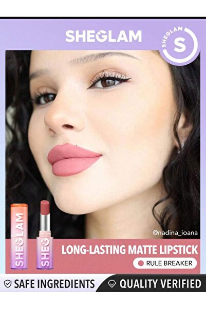 SHEGLAM Dynamatte Boom Uzun Ömürlü Mat Ruj - Kural Kırıcı