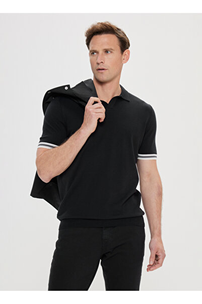 ALTINYILDIZ CLASSICS Altıny Yıldız Black Men's Sweater - 4A4924200019 Classics
