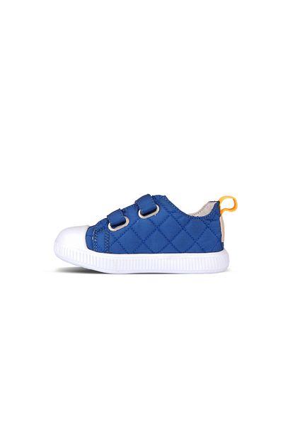 Vicco Boy's Vienna Booties Linen Shoes-Navy Blue