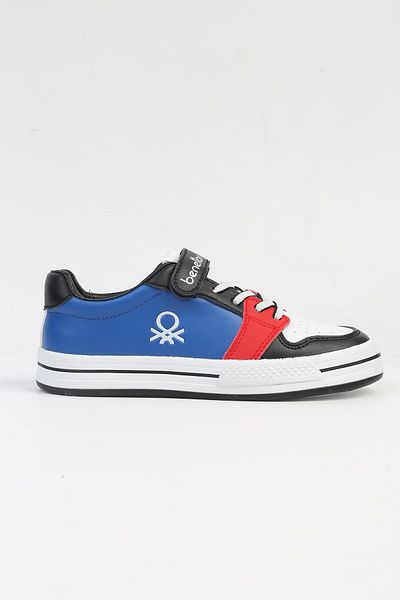Benetton IMPORTED Black Saks Blue Children's Sneakers BNI-10024