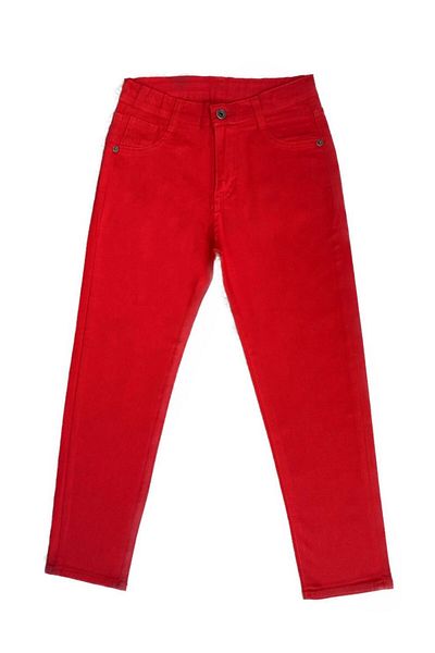 minny max Red Gabardine Children's Trousers Unisex 23 April 29 October