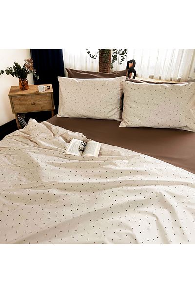 MundoLindo The Starry Night Minimal Star Pattern Σετ Παπλωματοθήκη 2 τεμαχίων Μονό 160 Χ 220 εκ.