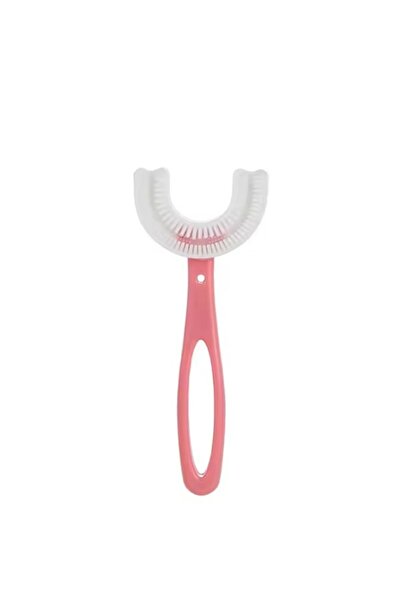 Sihirlicin U-Shaped Practical Children's Toothbrush 6 - 12 Years Pink
